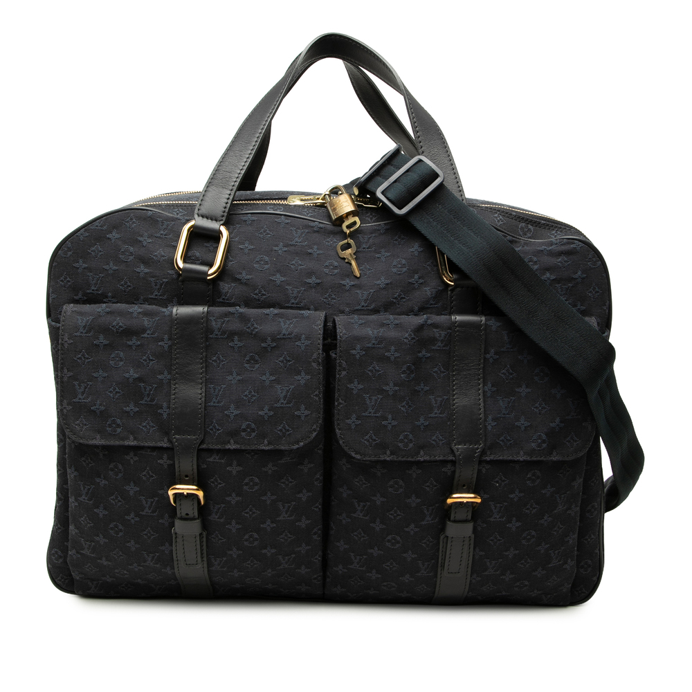 Pre-Loved Louis Vuitton Monogram Mini Lin Claudine Duffle Bag